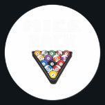 Funny Pool Payer Gifts Nice Rack Shirt Art-pool Bi Classic Round Sticker<br><div class="desc">Funny Pool Payer Gifts Nice Rack Shirt Art-pool Billiards</div>
