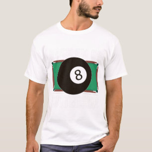 Funny Pool Player Billiards Gift Rack Em Up T-Shirt