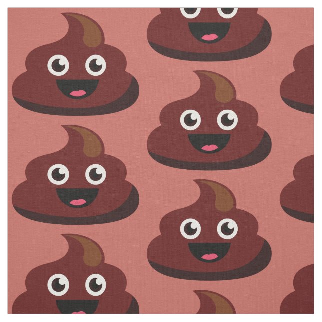 Funny Poop custom color fabric (Swatch)