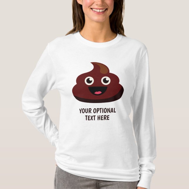 Funny POOP custom text shirts & jackets (Front)