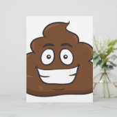 funny poop emoji (Standing Front)