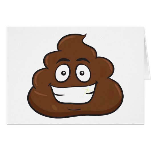 funny poop emoji (Front Horizontal)