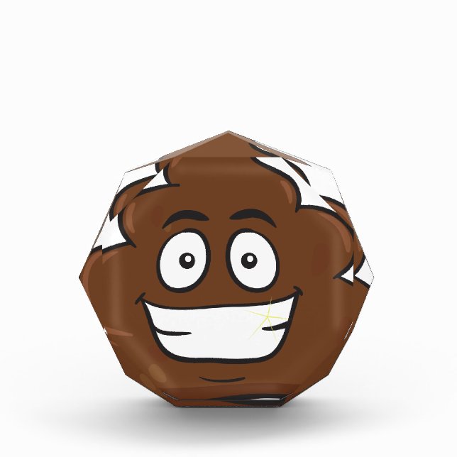 funny poop emoji award (Front)