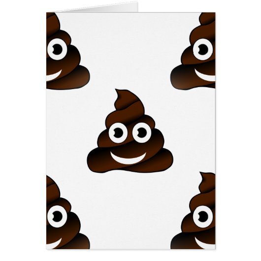 funny poop emoji cards (Front)