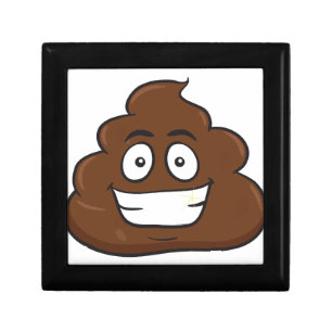 funny poop emoji jewelry box