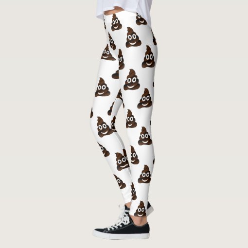 funny poop emoji leggings Zazzle