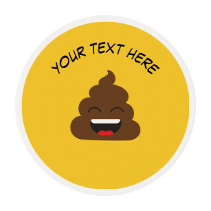 1pc Positive Poop Decoration, Creative Handmade Positive Energy Decoration  Card For Beautiful Home Party Emoticon