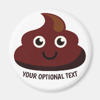Funny Poop magnet 2 : happy