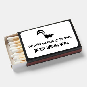 Funny poop stinky toilet house guest bathroom matchboxes