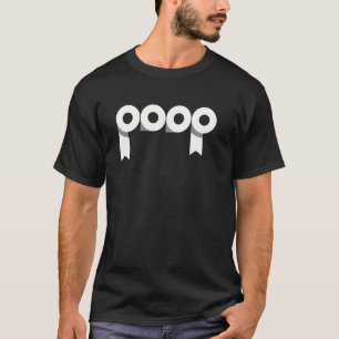 Funny Poop Toilet Paper Roll Humor T-Shirt