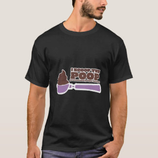 Funny Pooper Scooper Professional Job Graphic Dog T-Shirt