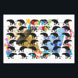 Funny Pooping Dog Birthday Celebration Wrapping Paper Sheets<br><div class="desc">Add a hilarious touch to your gift wrapping with this playful and quirky birthday-themed design! Featuring a whimsical pattern of pooping dogs,  festive party hats,  balloons,  confetti,  and vibrant "Happy Birthday" lettering,  this wrapping paper is perfect for dog lovers with a great sense of humor.</div>