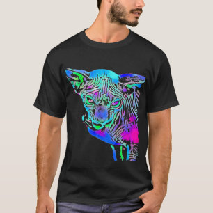 Funny pop art sphyn cat face  T-Shirt