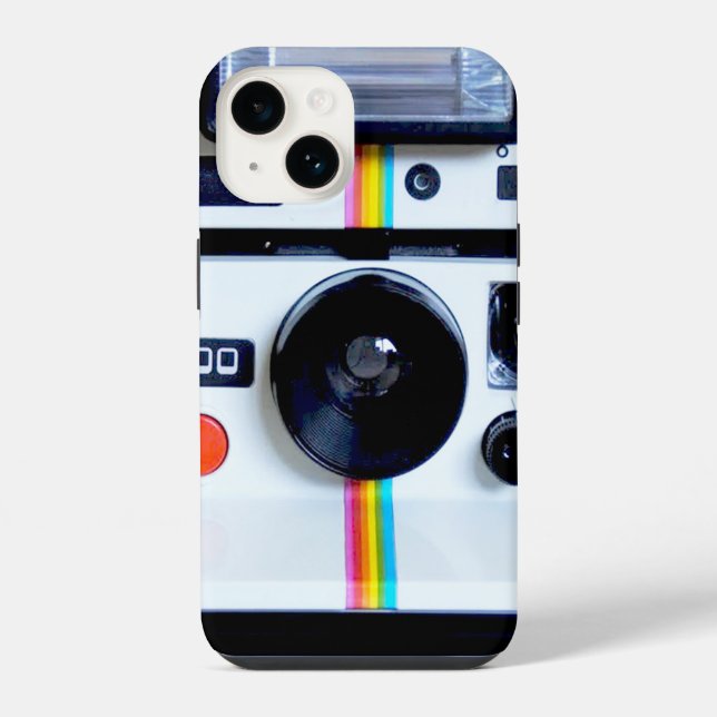 Funny pop camera iphone case (Back)