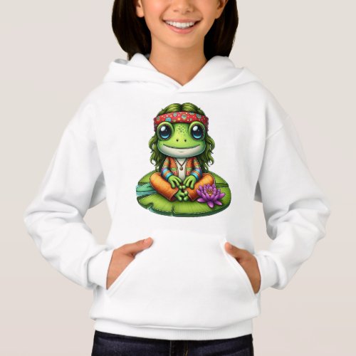 Funny Pop Frog Hoodie