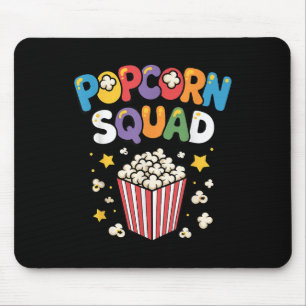 Funny Popcorn Art For Men Women Kids Pop Corn Popc Mouse Pad