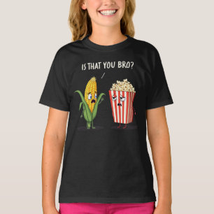 Funny Popcorn Cute Kawaii Style Popped Pop-Corn T-Shirt