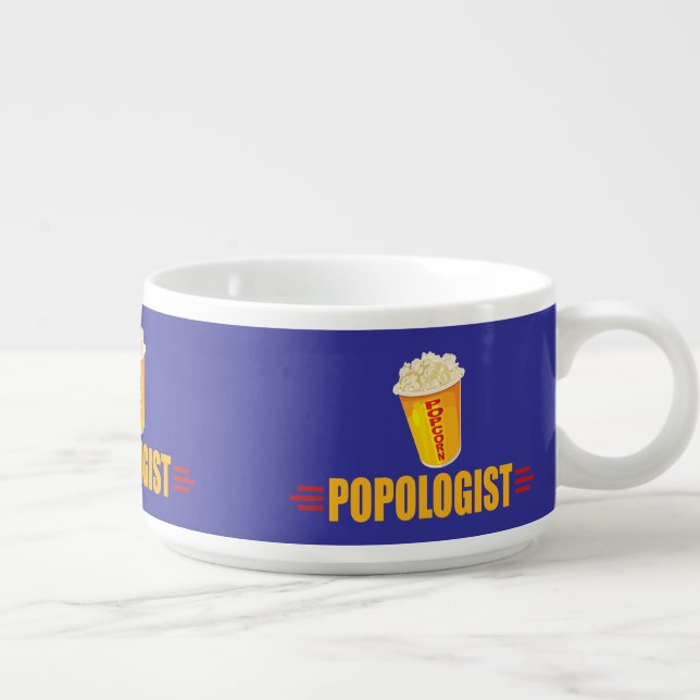 Funny Popcorn Lover's Bowl (Left)