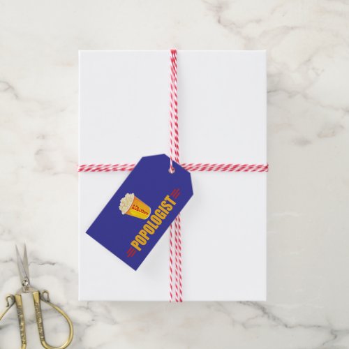 Funny Popcorn Lovers Gift Tags
