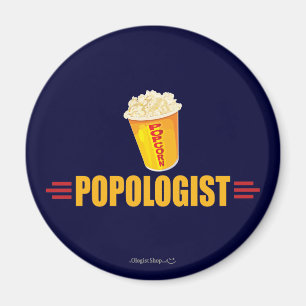Funny Popcorn Magnet