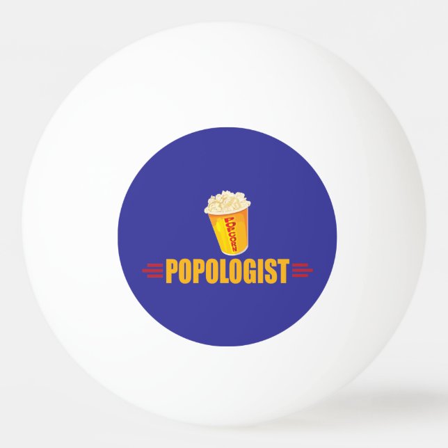 Funny Popcorn Ping-Pong Ball (Front)