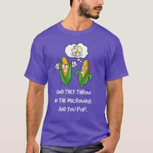 Funny Popcorn Quote vintage T-Shirt