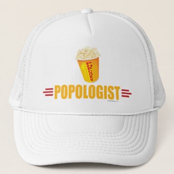 Funny Popcorn Trucker Hat by OlogistShop at Zazzle