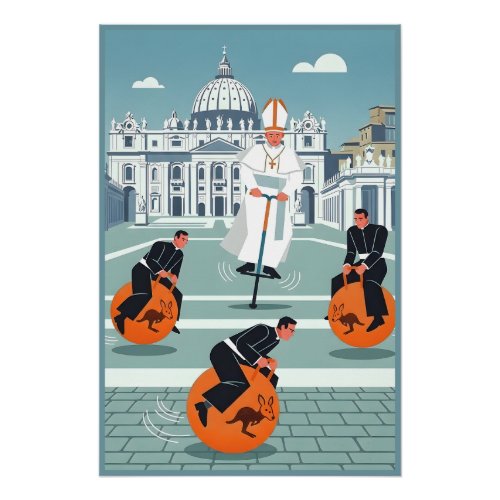 Funny Pope and priests
