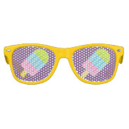 Funny Popsicle Ice Cream Party Shades Sunglasses at Zazzle