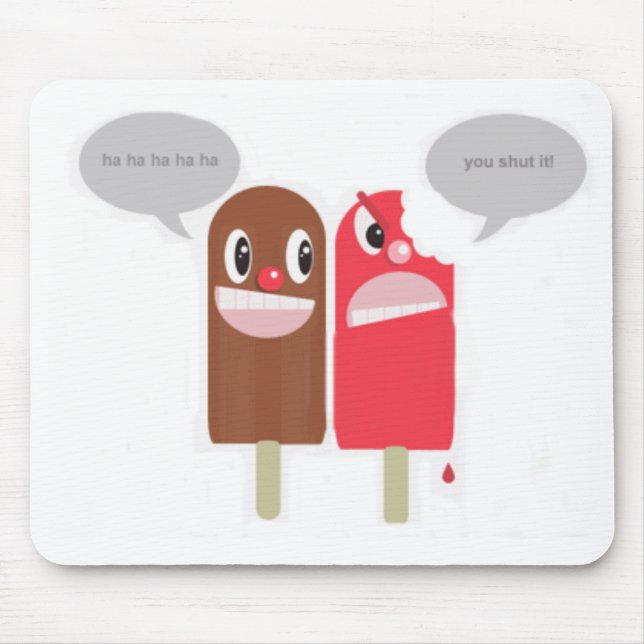 funny popsicle mouse pad (Front)