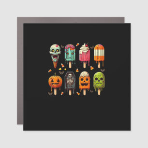 Funny Popsicle Summer Horror Halloween IceCream Su Car Magnet