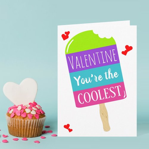 Funny Popsicle Whimsy Valentines Day Card