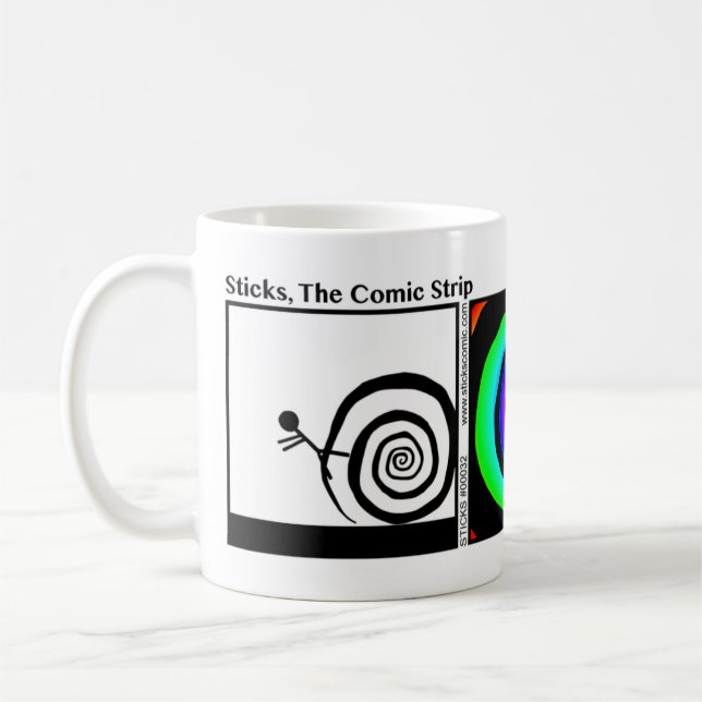 Funny Portal Stickman Mug - 032 (Left)