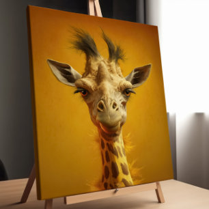 funny portrait canvas print