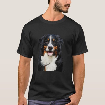Funny Portrait of Bernese Mountain Dog Swea T-Shirt