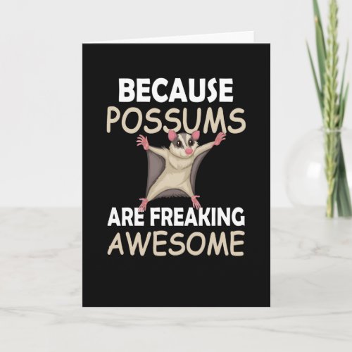 Funny Possum Gifts Opossum Lover Possum Whisperer Card