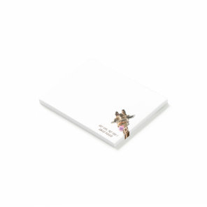 Funny Post-it® Notes Playful Giraffe - Custom Text