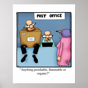 Funny Post Office Mail Humor Poster