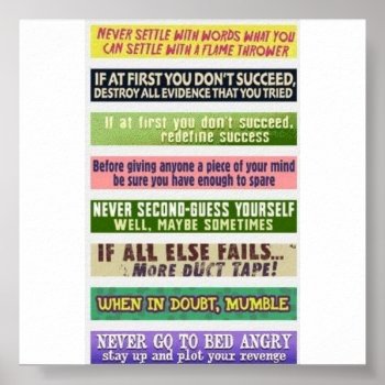 Funny Poster by BleedingHearts at Zazzle