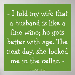 FUNNY POSTERS & SIGNS - MARRIAGE - GIFTS - DECOR
