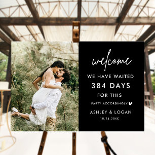 Funny Postponed Wedding Party Accordingly Photo Foam Board