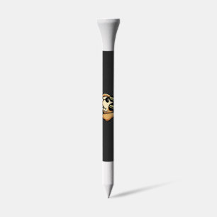 Funny Pot Smoking Dog Stoner Golf Tees