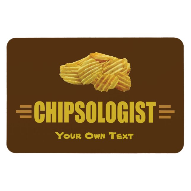 Funny Potato Chip Lovers Magnet (Horizontal)