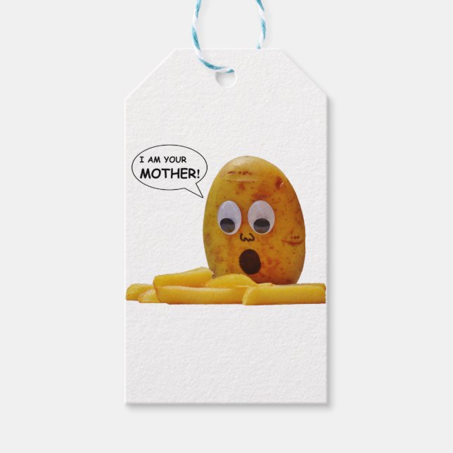 Funny  Potato Gift Tags (Front)