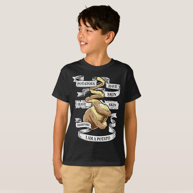 Funny Potato graphic tee shirt gift potato lover (Front Full)