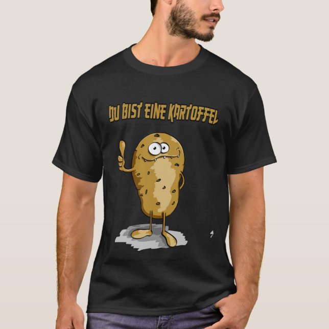 funny potato t shirt (Front)