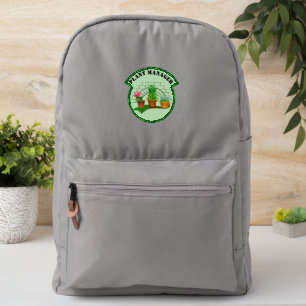 Funny Potted Flowers Plant Manager Personalized Patch