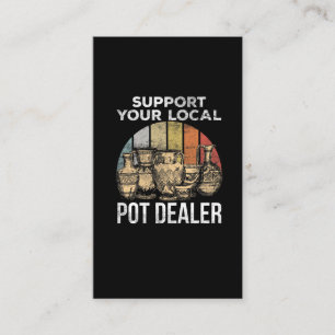 Funny Pottery Joke for Clay Potter Business Card