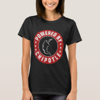 Funny Powered By Chipotle Design Chili Pepper 