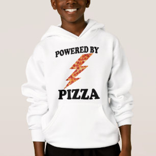 Funny Powered By Pizza Cool Pizza     Hoodie